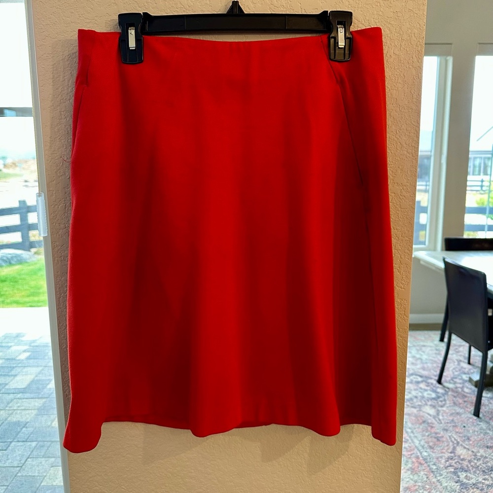 Cabi Red Skirt